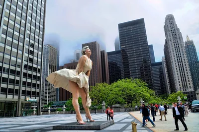 Памятник Мэрилин Монро в Чикаго - Журнал Discovery | Facebook