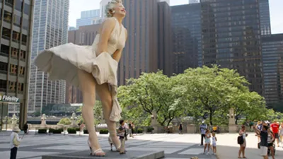 Статуя Мэрилин Монро в Чикаго (59 фото)