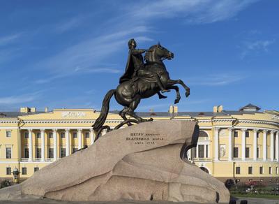 Памятник Петру 1 В Санкт Петербурге Фото