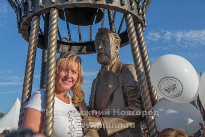 Открытие первого в России памятника Жюль Верну в Нижнем Новгороде Новости Нижнего  Новгорода