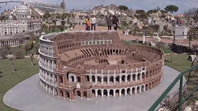 Памятники - Италия, Рим - онлайн-пазл