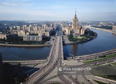 Фотография Москва, Панорама центра (Панорама) | Фотобанк ГеоФото/GeoPhoto |  GetImages Group