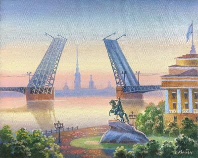 Панорама Санкт-Петербурга 1851 г. | История Санкт-Петербурга