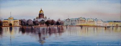 Панорамы Санкт-Петербурга на рассвете, Нева, центр города – Блог Андрея  Пашкевича