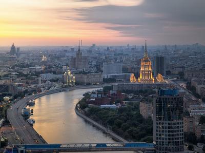 Панорамные фото Москвы фотографии