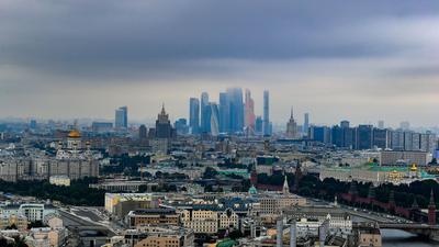 Виды Москвы и Петербурга : Панорамы Москвы