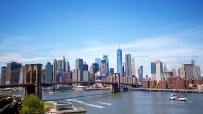 Панорама Нью-Йорка, эстетично, …» — создано в Шедевруме