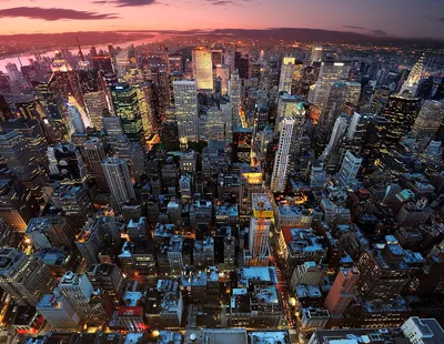Панорама Нью-Йорка - онлайн-пазл