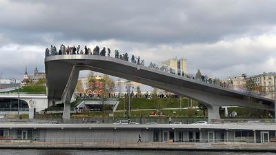 Висячий мост в Зарядье :: Игорь Егоров – Социальная сеть ФотоКто
