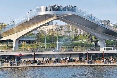Кремлевская набережная и парящий мост стали лучшими по мнению активных  граждан - Москва.Центр