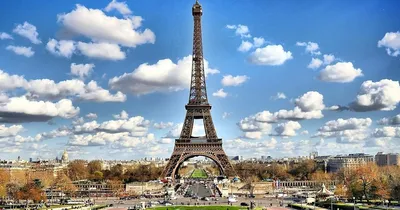 Эйфелева Башня La Tour Eiffel, Париж, Франция Фотография, картинки,  изображения и сток-фотография без роялти. Image 17369745