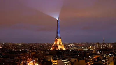 Картина по номерам \"Эйфелева башня в Париже\"