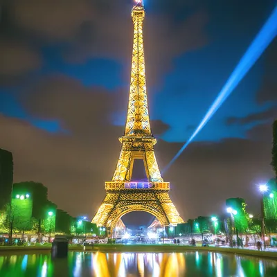 Скачать 938x1668 эйфелева башня, ночной город, париж, франция, огни города  обои, картинки iphone 8/7/6s/6 for parallax