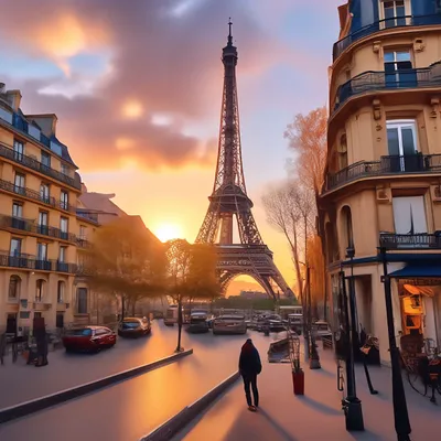 Париж, Эйфелева башня, профессиональное…» — создано в Шедевруме