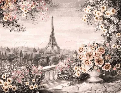Картина маслом Париж Эйфелева башня в розовых тонах купить в  интернет-магазине Ярмарка Мастеров по цене 73000 ₽ – LW9CIBY | Картины,  Чита - доставка по России
