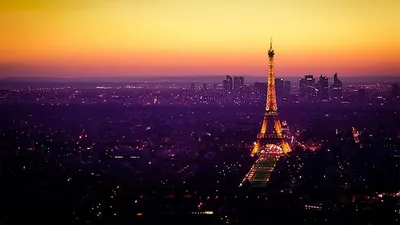 Обои париж, франция, эйфелева башня, город, ночь, огни картинки на рабочий  стол, фото скачать бесплатно