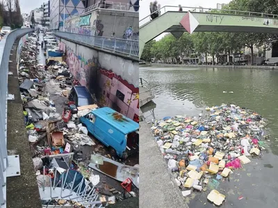 В Twitter показали, как сейчас выглядит Париж, и эти фото заваленной  мусором столицы ужаснут любого