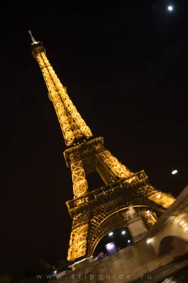 Ночной Париж с высоты