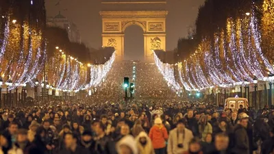 Париж новый год фото