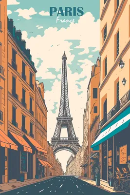 Eiffel Тур По Реке Сена, Париж, Франция, Ретро Тонированной Фотография,  картинки, изображения и сток-фотография без роялти. Image 59616639
