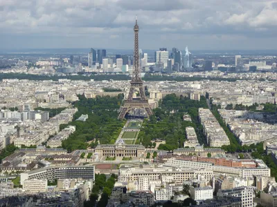 Париж с высоты птичьего полета — Мир сквозь объектив.