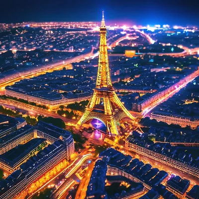Непревзойдённый Париж с высоты птичьего полёта
