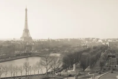 Париж, вид с высоты птичьего полета» — создано в Шедевруме
