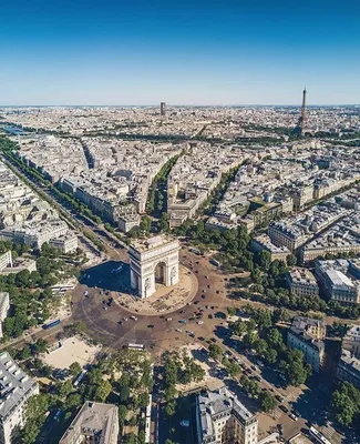 Париж с высоты птичьего полета - Путешествуем вместе | París, Lugares para  ir, Arco del triunfo