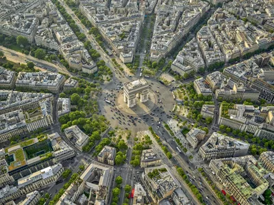 С Высоты Птичьего Полета В Париж Стоковые Фотографии | FreeImages