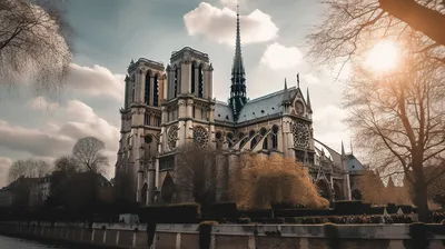 Два века жизни собора Парижской Богоматери. История Нотр-Дам в 31 фотографии