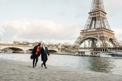 Small Paris street with view on the famous Eiffel Tower in Paris, France.  Stock Photo | Adobe Stock