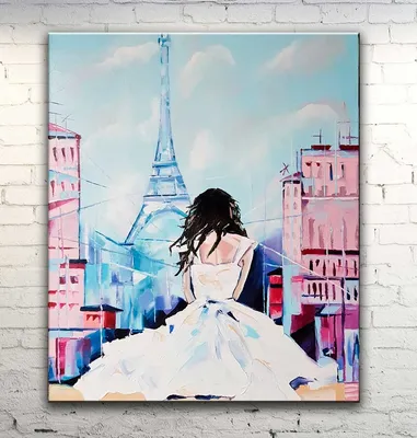 Модульная картина \"Париж красками\"