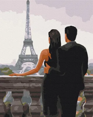Париж после дождя купить картину по номерам