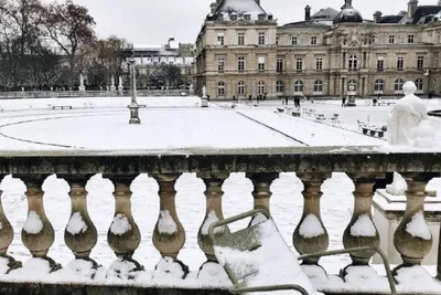 Frenchie - Последний сильный снег в Париже, если верить слухам, шел в  феврале 2018 года, поэтому увидеть кружащиеся белые хлопья на фоне  Эйфелевой башни — настоящее событие! Если вы счастливчик, можно даже