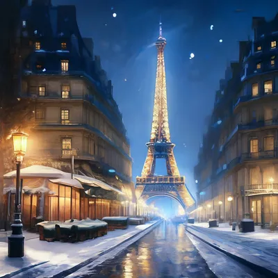 Weekday Wanderlust: Paris Sous La Neige / Paris in the Snow | Париж зимой,  Эйфелева башня, Зимние сцены
