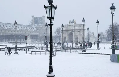 Картина по номерам \"Зима в Париже\"