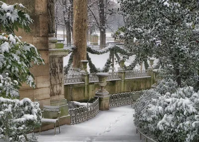 Париж в деталях, зима , золотой …» — создано в Шедевруме