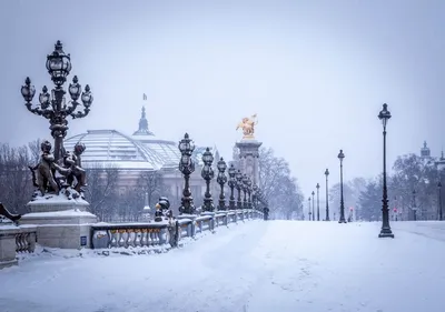 Париж зимой - 73 фото