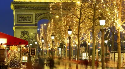Зима в Париже | Пикабу