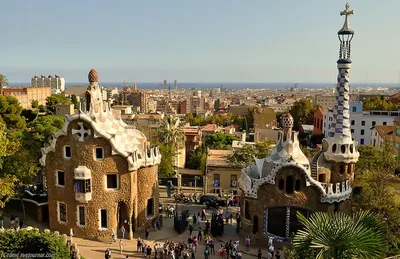 Парк Гуэль Барселона шедевры Антонио Гауди | Park Güell | Гауди, Испанская  архитектура, Парк
