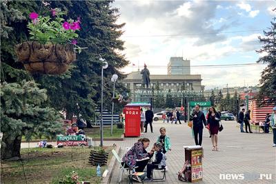 Красноярск. Центральный парк и Детская железная дорога