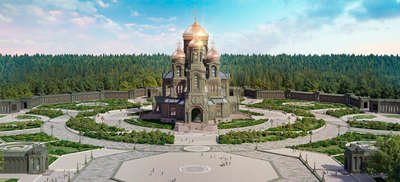 KUBINKA, MOSCOW REGION, RUSSIA - May 06, 2022 : Main Church of the Russian  Armed Forces in Patriot Park near Kubinka Stock Photo | Adobe Stock