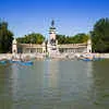 Madrid, Spain. Buen Retiro park, outdoor natural landmark of Spanish  capital city Stock Photo - Alamy