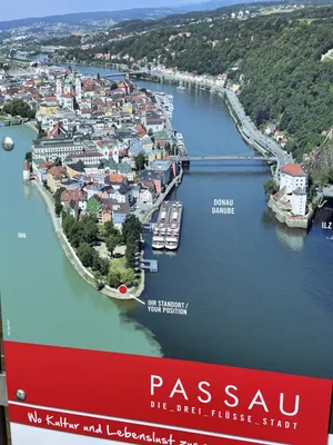 Passau Germany on a Danube bike tour