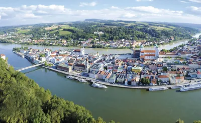 Old town of Passau, Germany, | Stock Photo