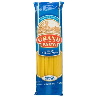 Спагетти из твердых сортов пшеницы Grand Di Pasta - рейтинг 4,62 по отзывам  экспертов ☑ Экспертиза состава и производителя | Роскачество