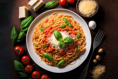 Паста с зеленью и чесноком рецепт – Итальянская кухня: Паста и пицца. «Еда»