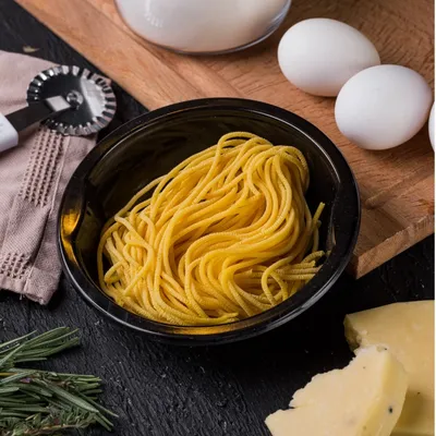 Спагетти с грибным соусом
