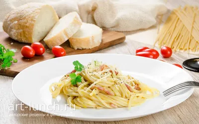 Паста карбонара - рецепт спагетти карбонара с беконом — УНИАН