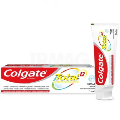 Зубная паста Colgate Total 12 Чистая мята (75 мл) - IRMAG.RU